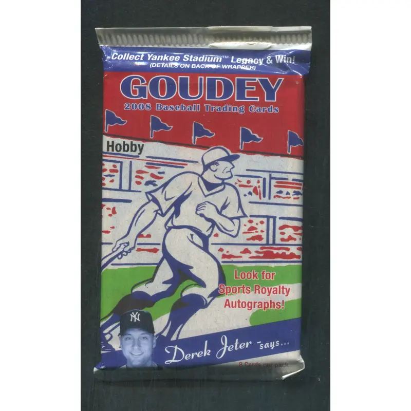 2008 Upper Deck Goudey Baseball Unopened Pack (Hobby) (8)
