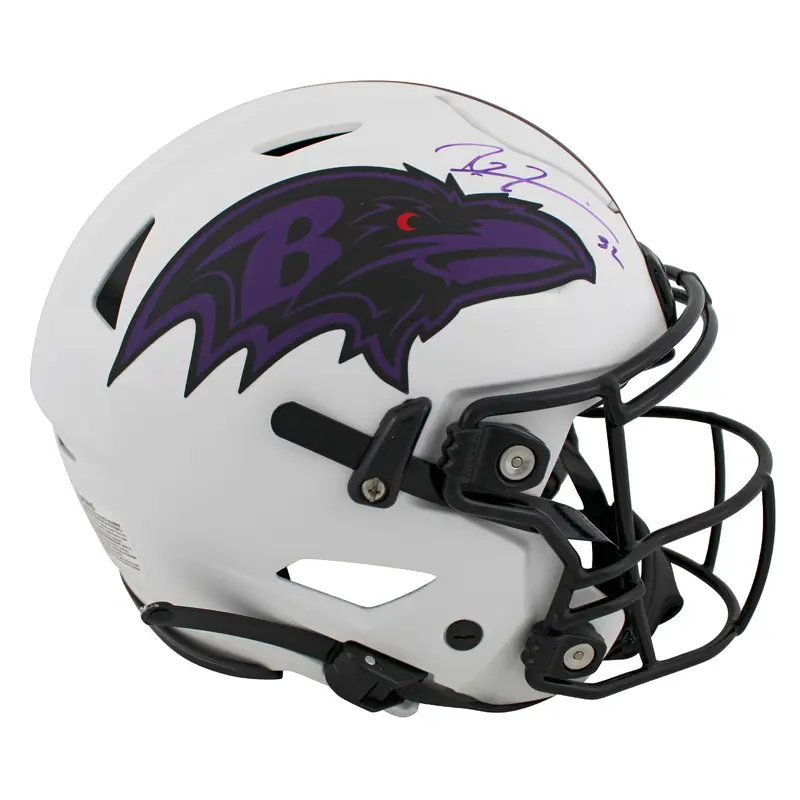 Ravens Ray Lewis Authentic Signed Lunar Speed Flex Full Size Helmet BAS Witness