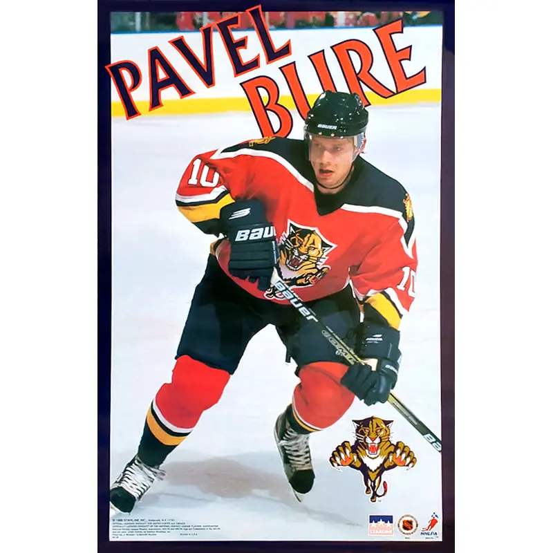 Pavel Bure "Action" Florida Panthers NHL Action Poster - Starline Inc. 1999