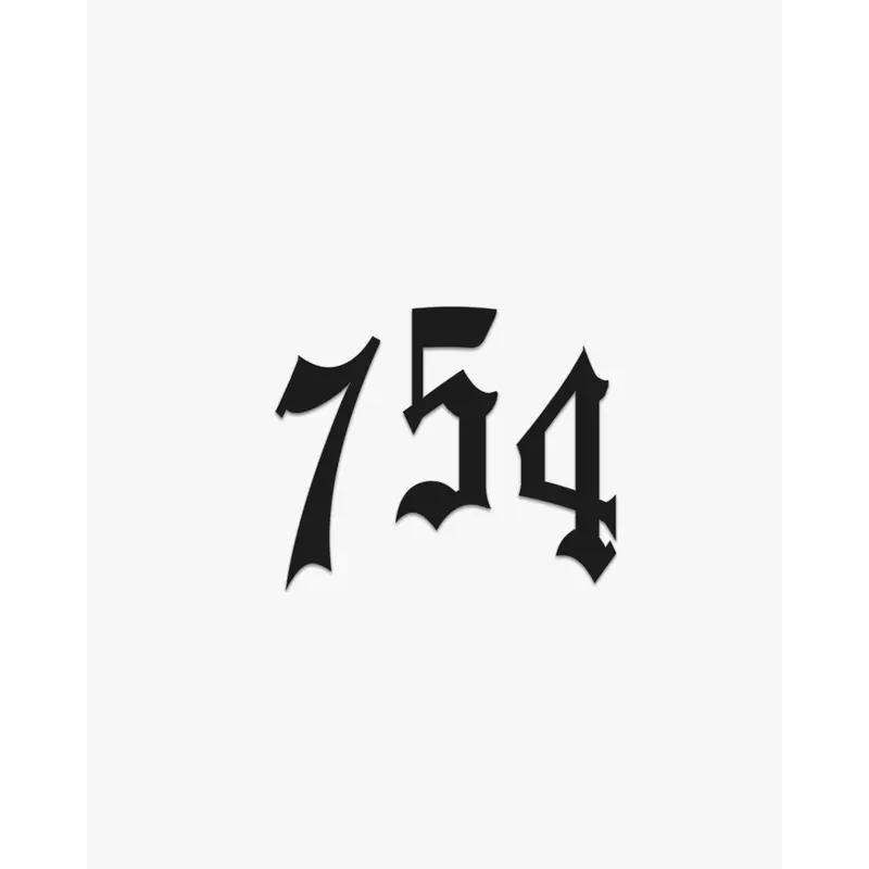 THE (754) VANQUISH PREMIUM DECAL