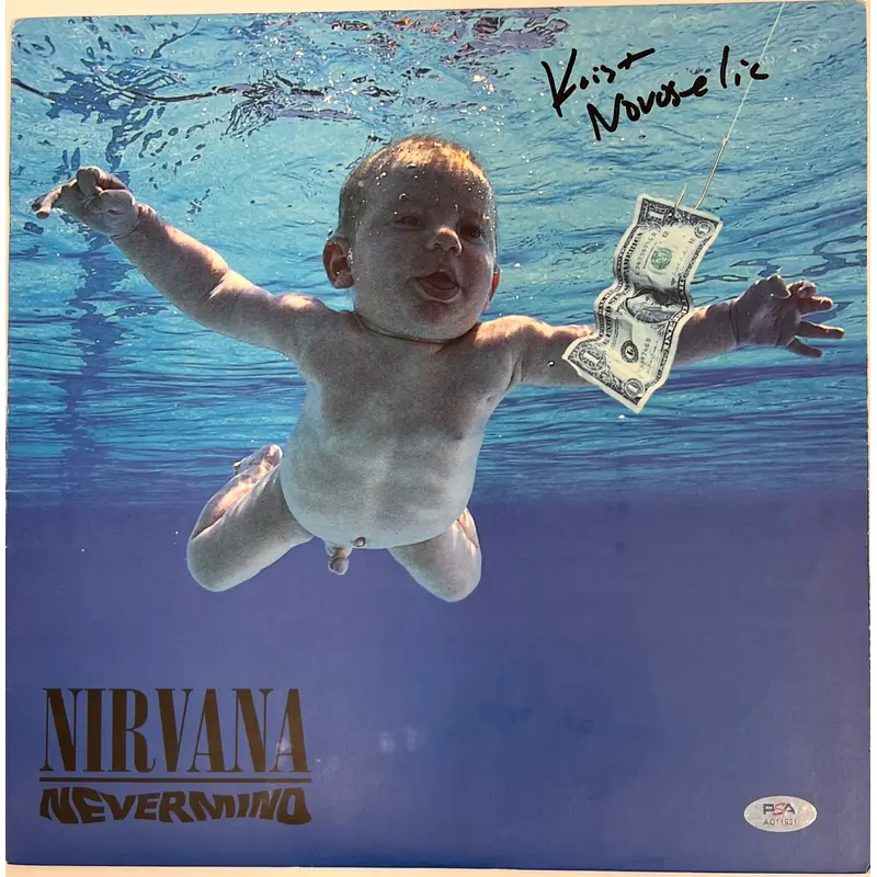 Krist Novoselic Signed Nirvana LP Vinyl PSA/DNA Album autographed Nevermind
