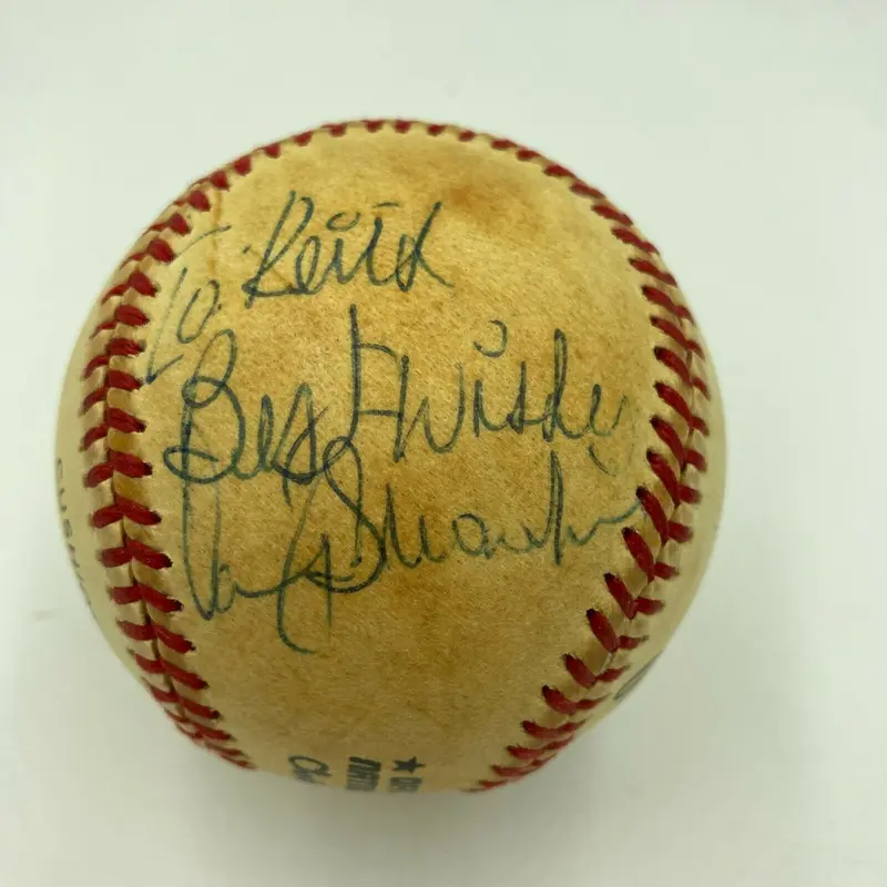 Darryl Strawberry Rookie Signed Vintage Official National League Feeney Baseball