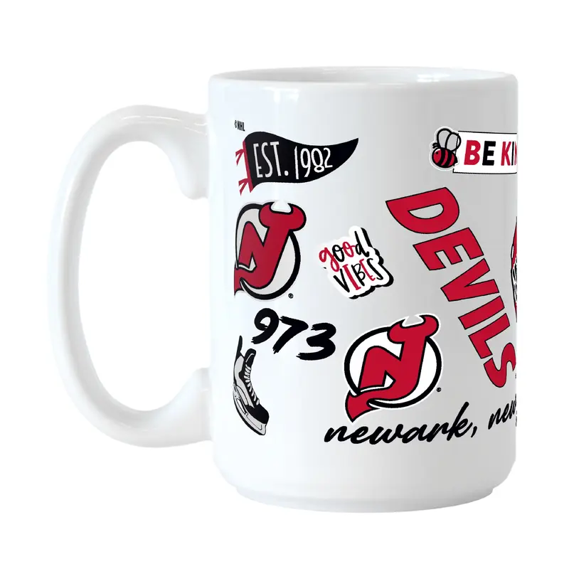 New Jersey Devils 15oz Native Sublimated Mug