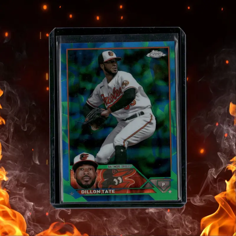 2023 Topps Chrome Dillon Tate Blue Refractor 120/125 #USC187