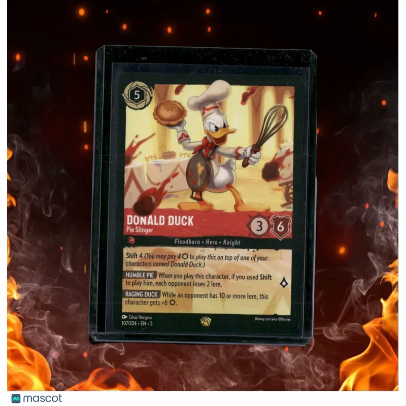 2024 Disney Lorcana Shimmering Skies Donald Duck Pie Slinger Legendary #107/204