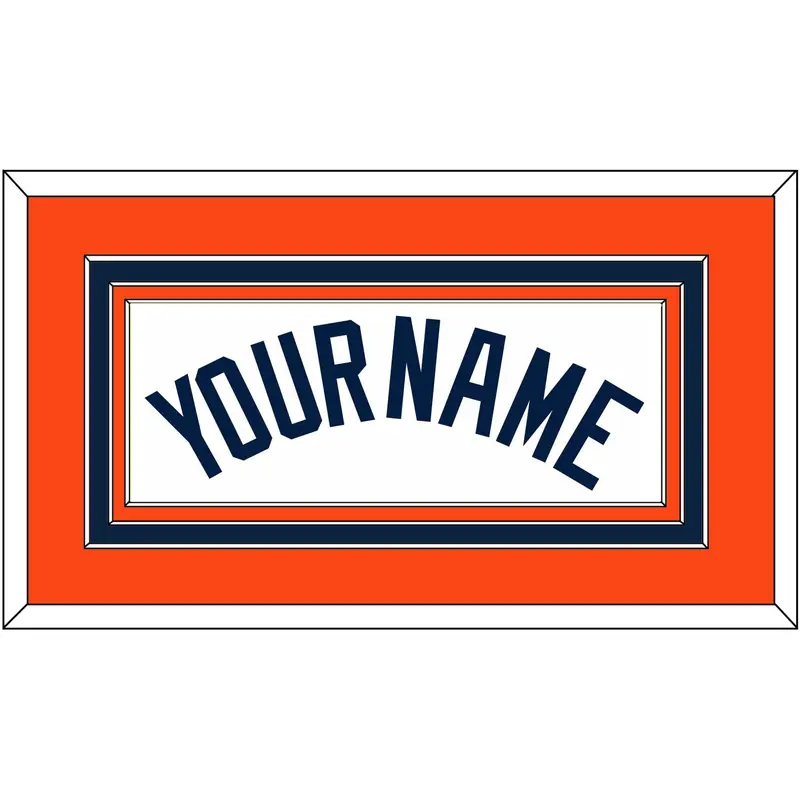 Detroit Name - Home White - Triple Mat 3