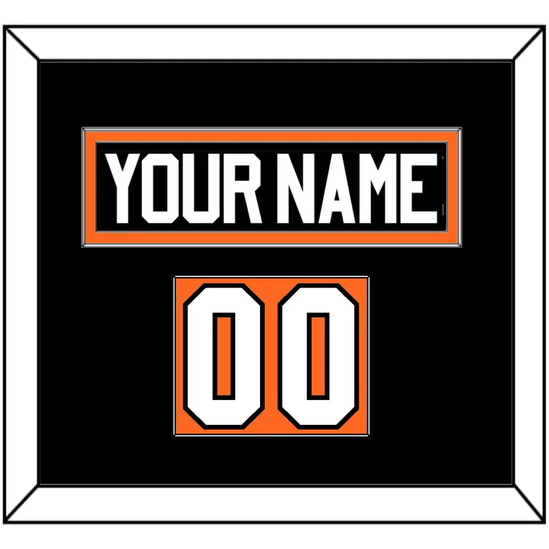 Philadelphia Nameplate & Number (Shoulder) - Road White (2010-2017) - Single Mat 2