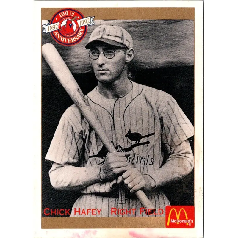 1992 Pacific McDonald's St. Louis Cardinals Chick Hafey #11
