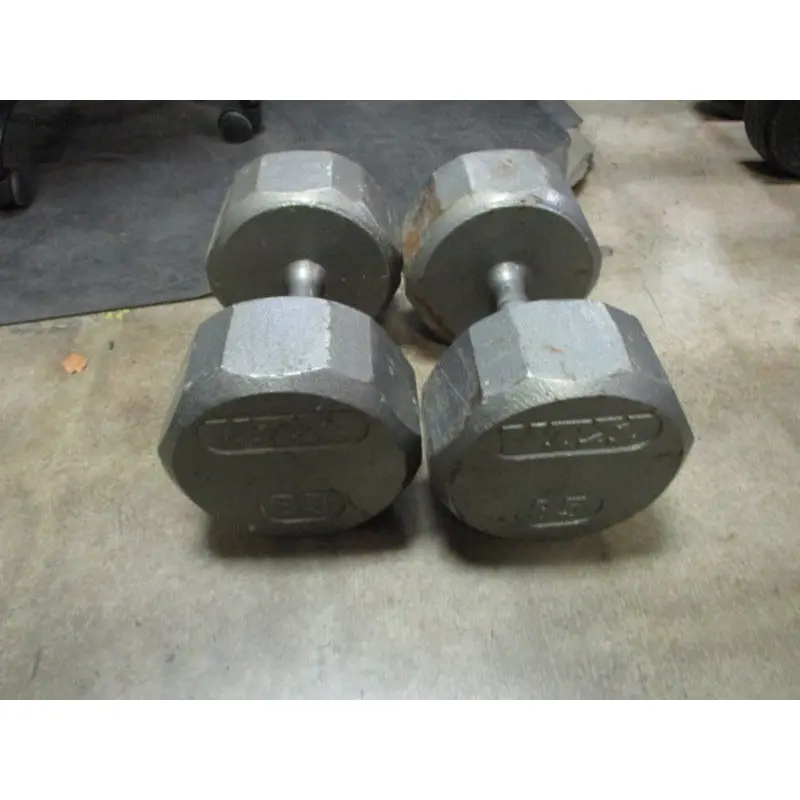 Used VXT Cast Iron 85LB Dumbbell - Pair