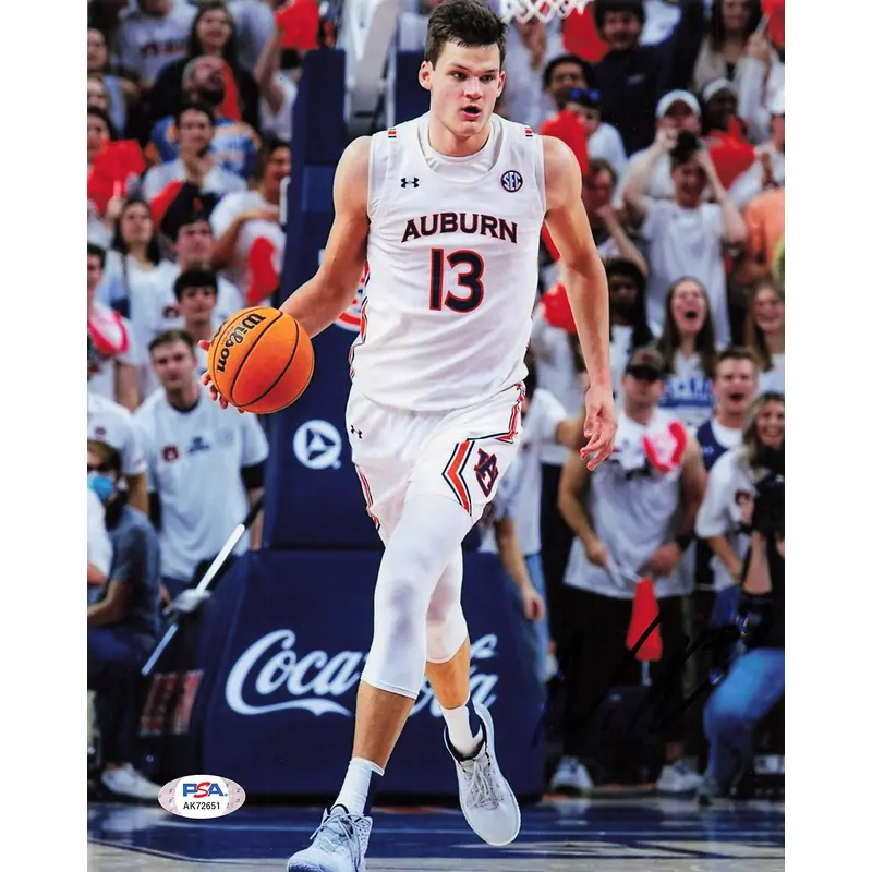 WALKER KESSLER signed 8x10 photo PSA/DNA Auburn Tigers Autographed