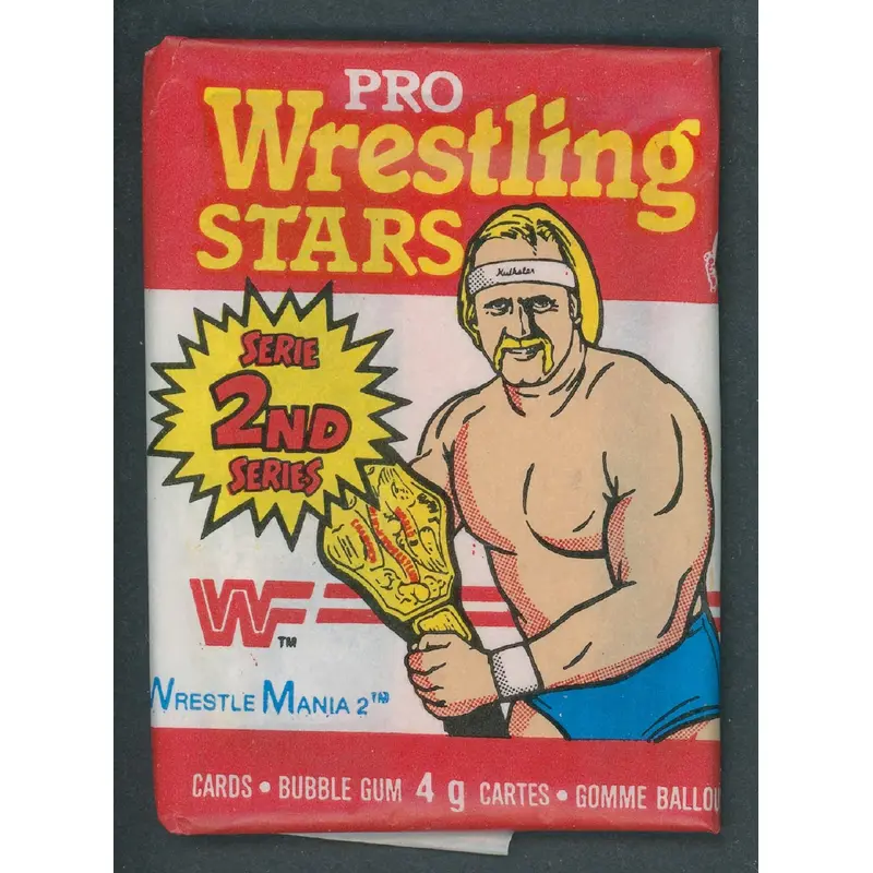 1985 OPC O-Pee-Chee WWF Pro Wrestling Stars Unopened Series 2 Wax Pack