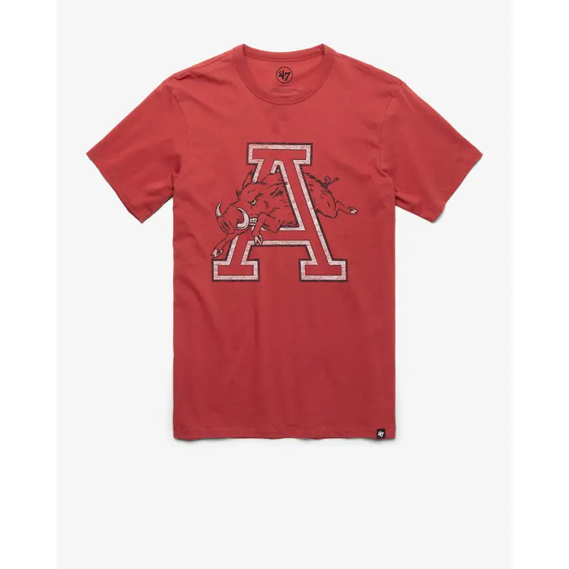 ARKANSAS RAZORBACKS VINTAGE PREMIER '47 FRANKLIN TEE