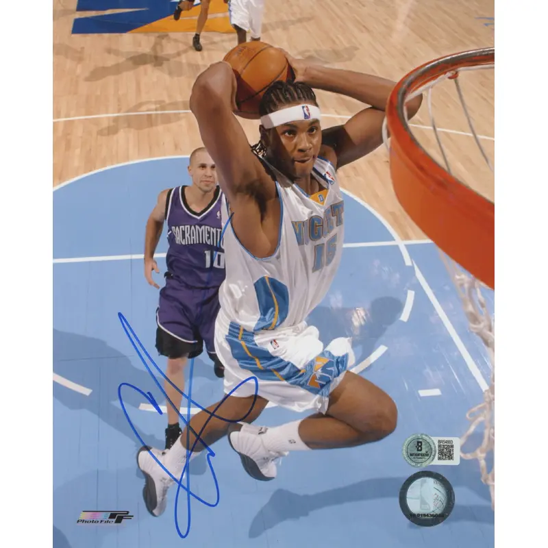 Nuggets Carmelo Anthony Authentic Signed 8x10 Photo Autographed BAS #BR54883
