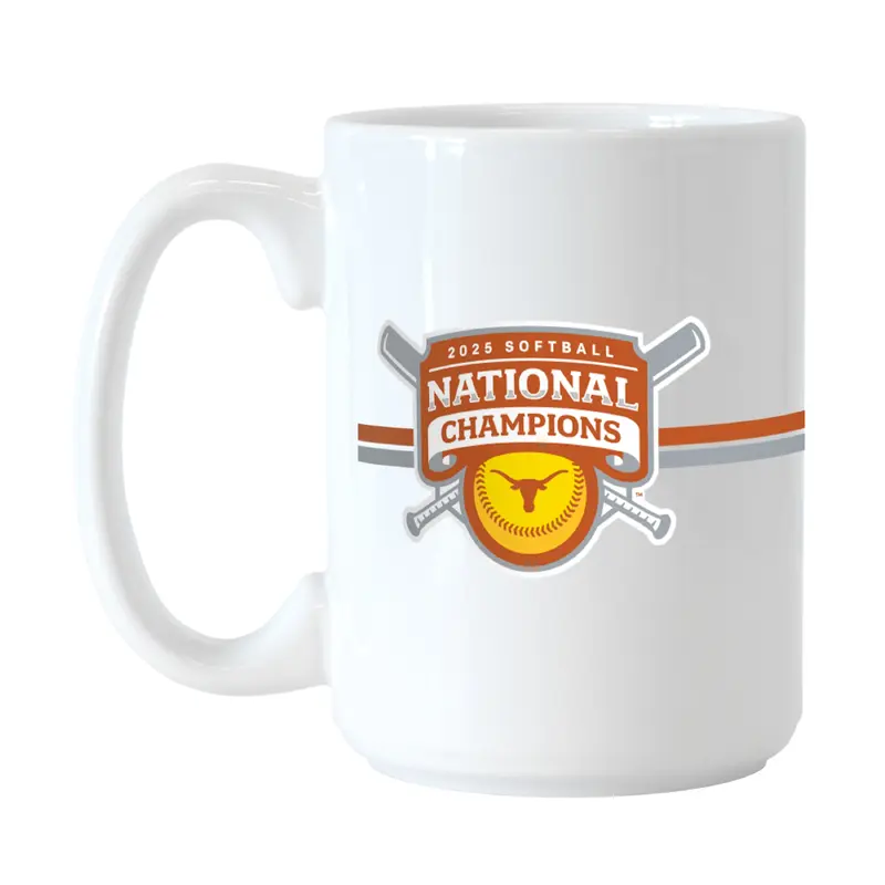 Texas 2025 Softball Champions 15oz Series Sublimated Mug