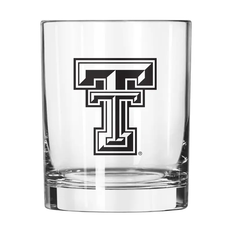 Texas Tech 14oz Gameday Rocks Glass