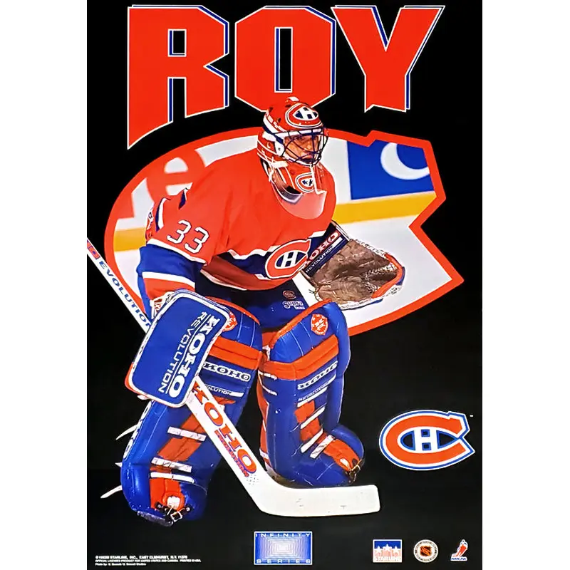 Patrick Roy "Infinity Series" Montreal Canadiens Poster - Starline Inc. 1993