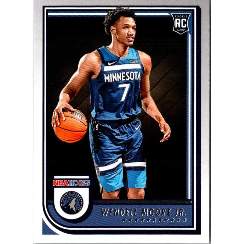 2022 Hoops Blue Wendell Moore Jr. #274