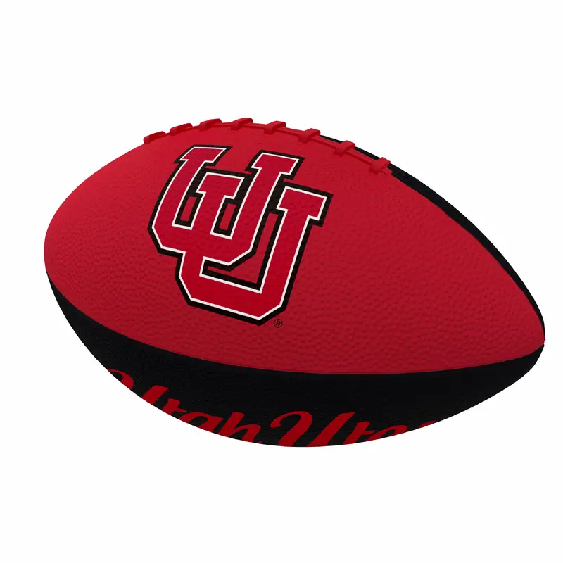 Utah Pinwheel Junior Size Rubber Football