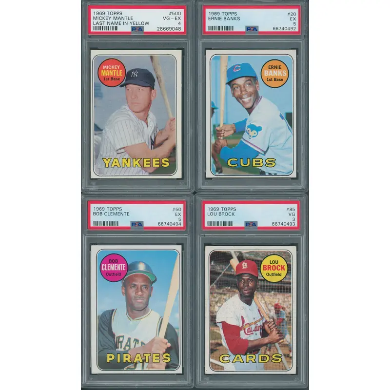 1969 Topps Baseball Near Set VG EX (663/664) (23-62)