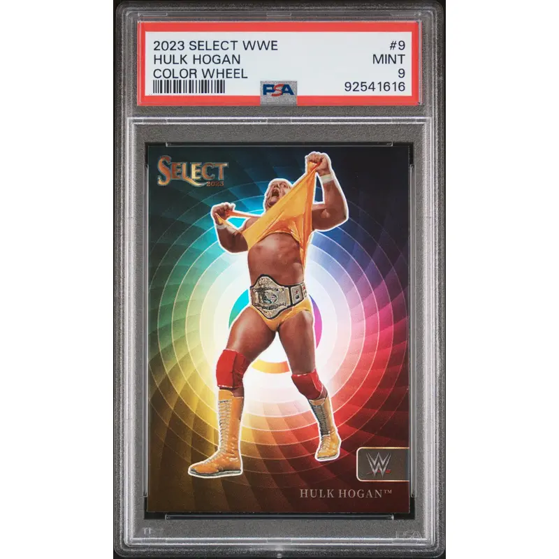 Hulk Hogan 2023 Select Color Wheel PSA 9 Mint