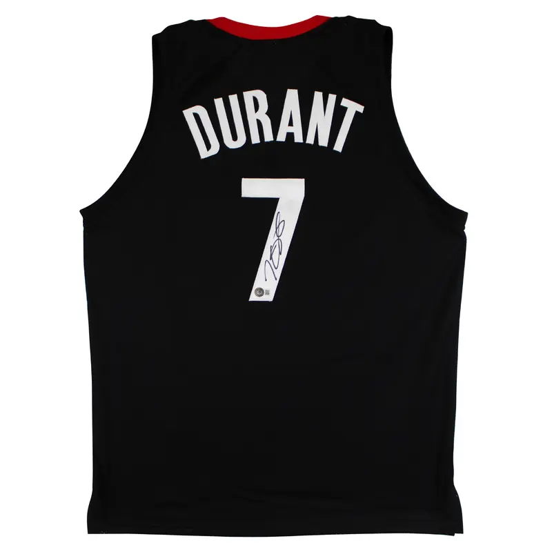 Kevin Durant Authentic Signed Black Pro Style Jersey Autographed BAS Witnessed