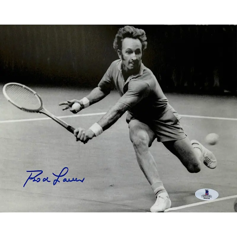 Rod Laver Tennis Authentic Signed 8x10 Photo Autographed PSA or BAS 1
