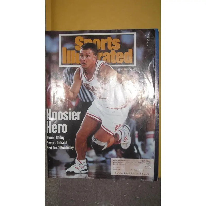DEC 13, 1993 SPORTS ILLUSTRATED ISSUE, DAMON BAILEY COVER