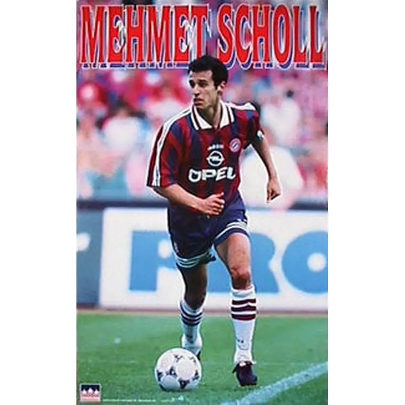 Mehmet Scholl "Action" Bayern Munich Football Action Poster - Starline 1997