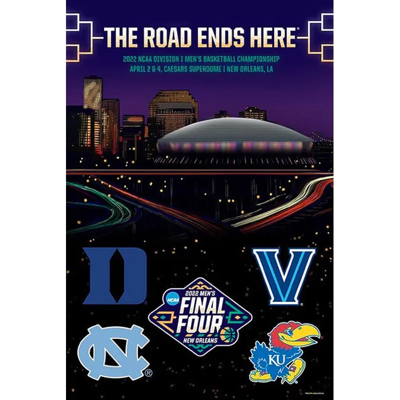NCAA March Madness 2022 FINAL FOUR Men's Basketball Championships Poster - ProGraphs
