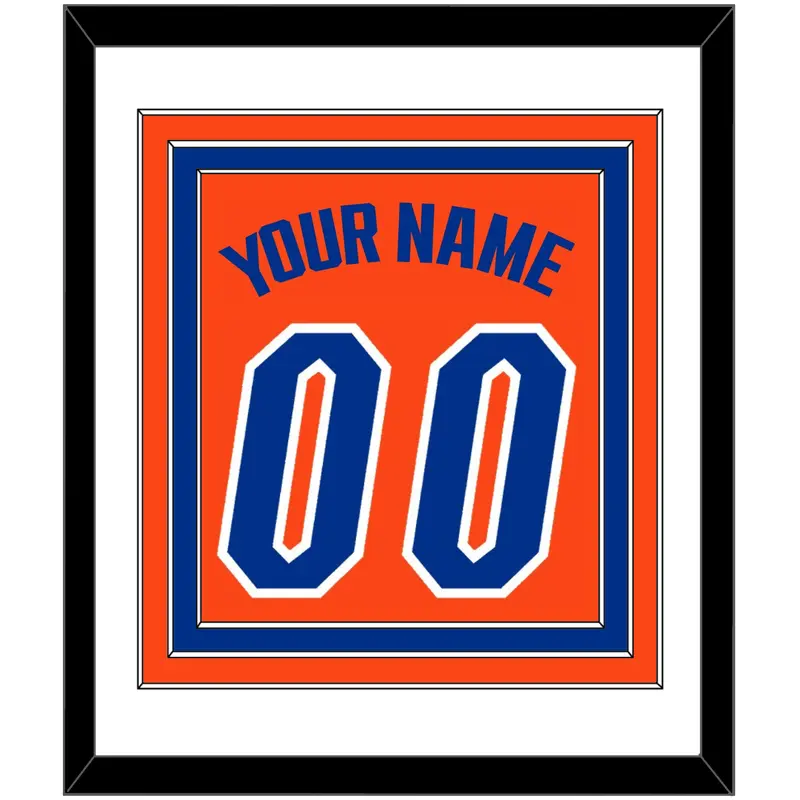 Florida Basketball Name & Number - Road Orange (2017-2018) - Triple Mat 1