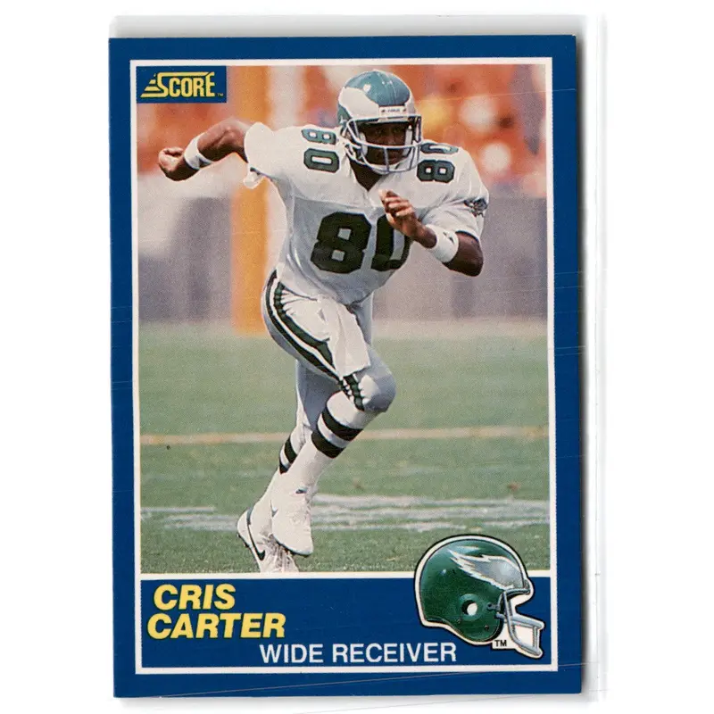 1989 Score Cris Carter #72 Rookie