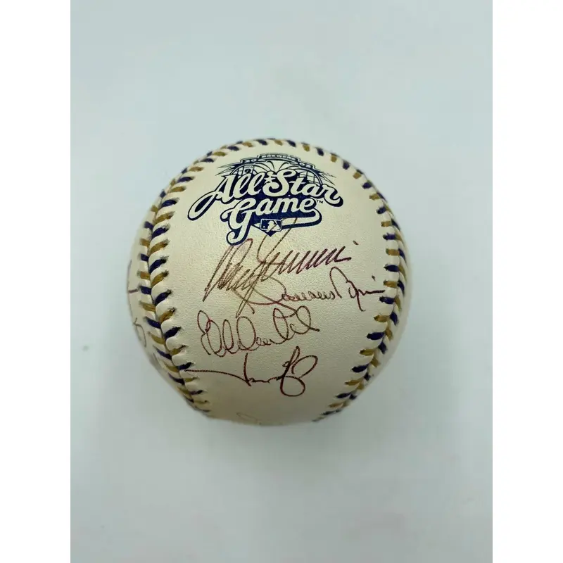 2002 All Star Game Signed Baseball Roy Halladay Mariano Rivera Ichiro Suzuki JSA