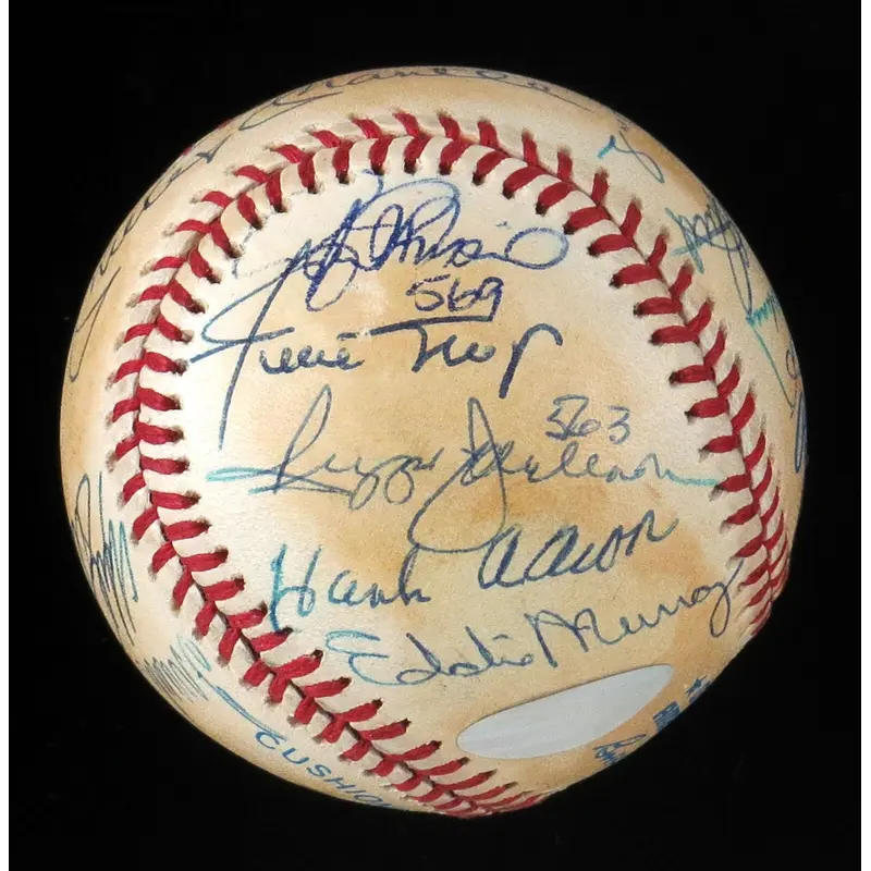 Extraordinary 500 Home Run Club Signed Baseball With 18 Sigs! Ted Williams JSA