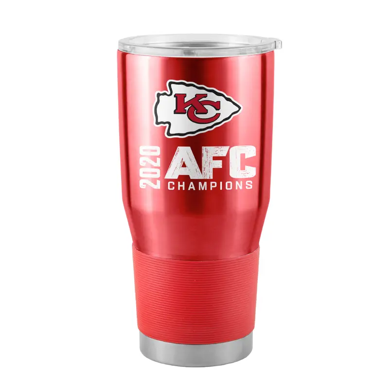 Kansas City Chiefs 2021 AFC Champs Logo 30oz Stainless Tumbler