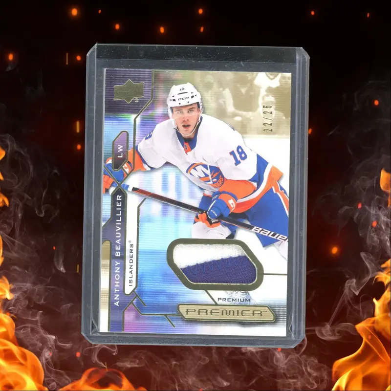 2021-22 Upper Deck Premier Anthony Beauvillier Jersey Gold Spectrum 22/25 #57