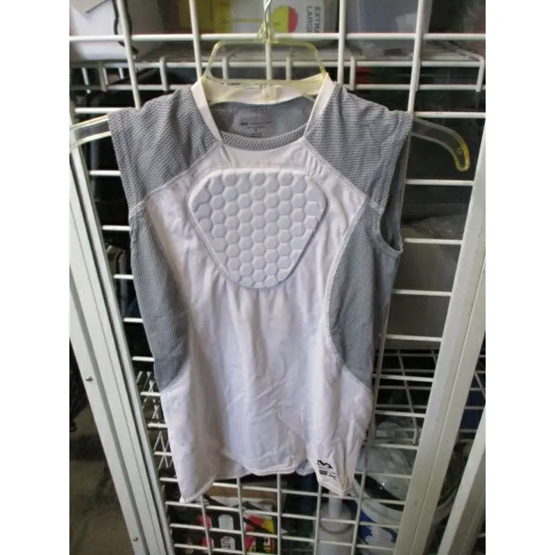 Used McDavid Hex Sternum Padded Compresison Shirt Youth Size XL