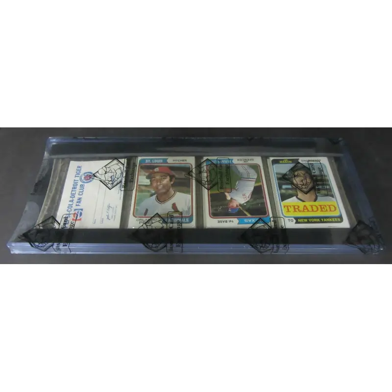 1974 Topps Baseball Unopened Rack Pack (Tigers) (BBCE)