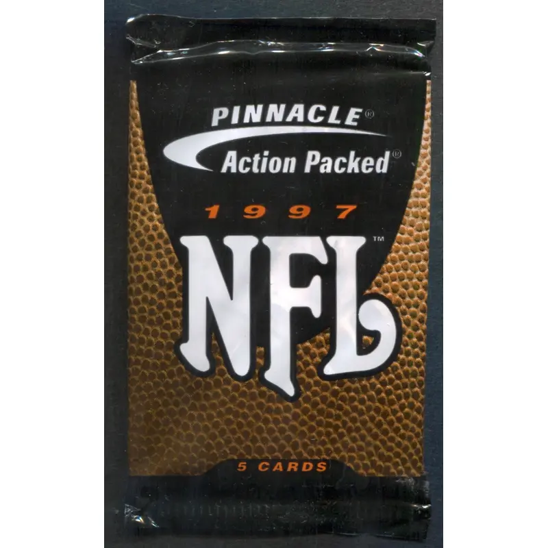 1997 Pinnacle Action Packed Football Unopened Pack (5)
