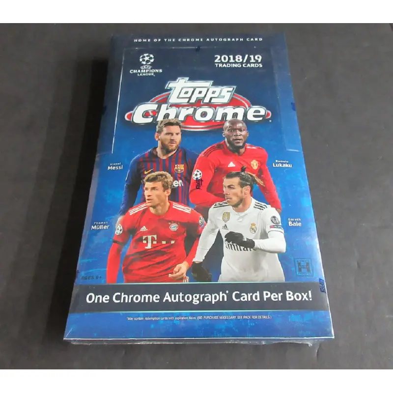 2018/19 Topps Chrome UEFA Soccer Box (Hobby) (18/4)