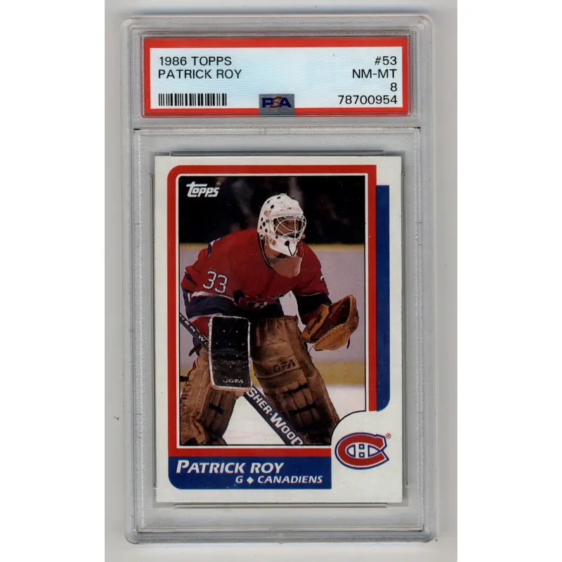 Patrick Roy 1986-87 Topps #53 PSA 8 Near Mint-Mint 0954