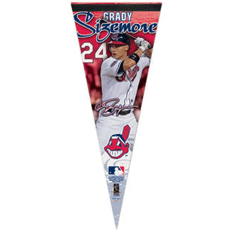 Grady Sizemore "Signature" Premium Felt Pennant L.E. /2,009