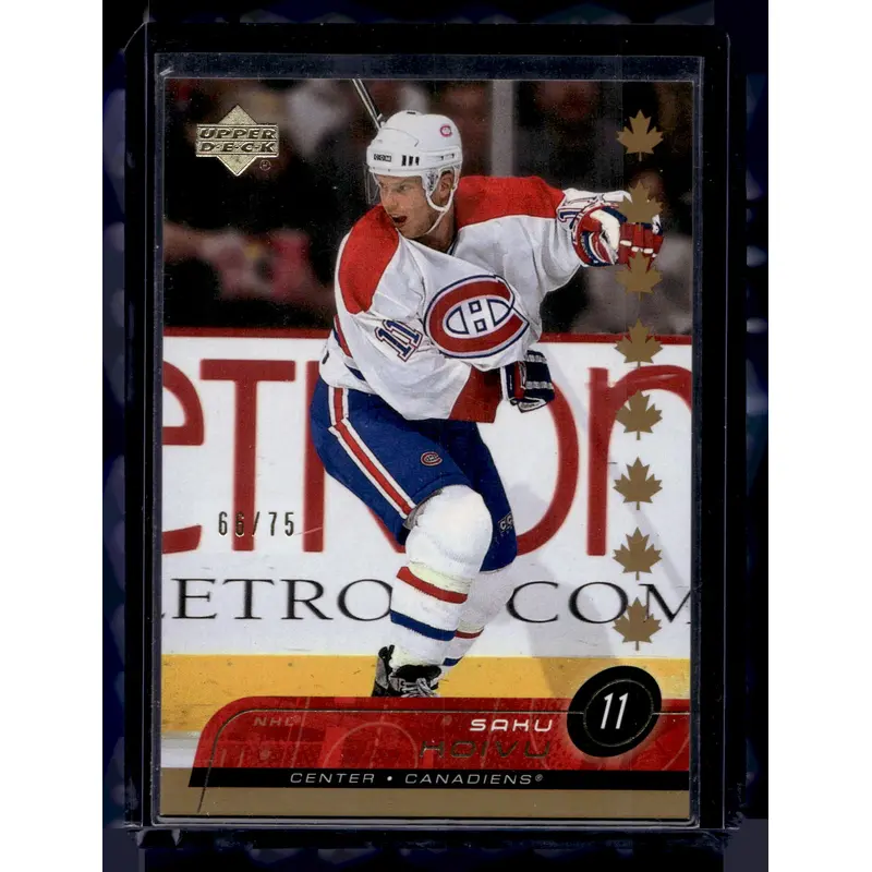 2002-03 Upper Deck Exclusives - Saku Koivu #96 /75