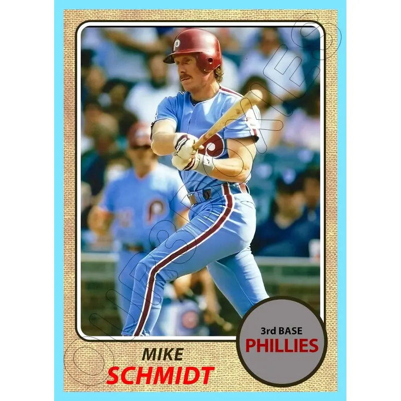 Mike Schmidt 1968 Topps Custom Card - 4510