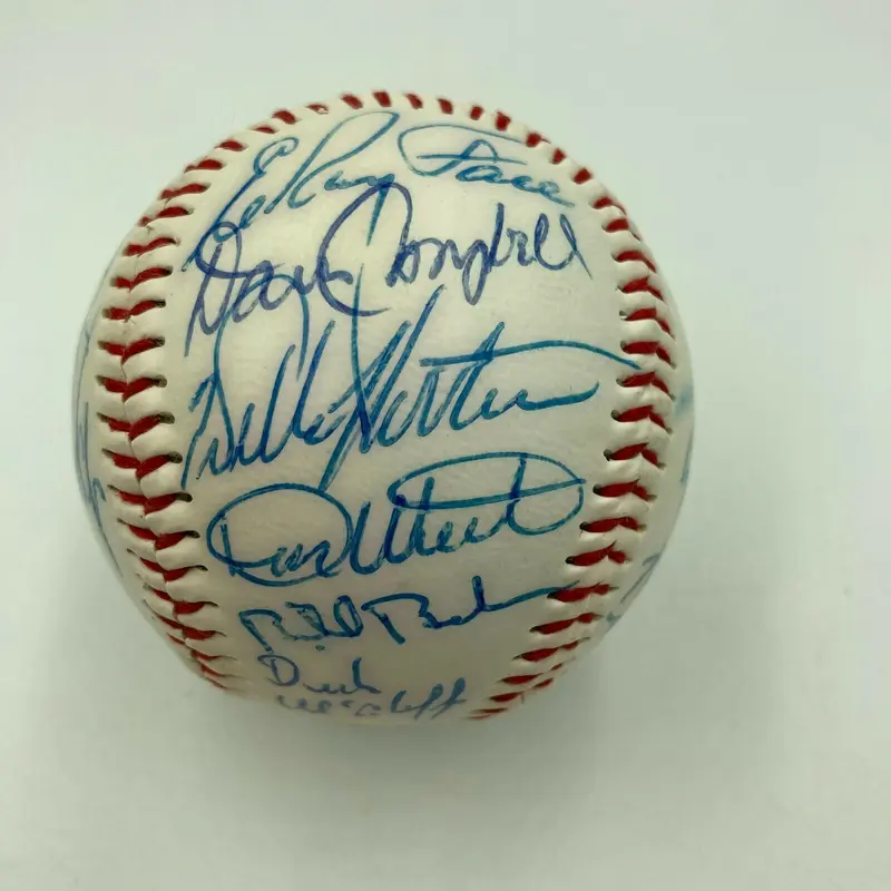 1968 Detroit Tigers World Series Champs Team Signed Baseball With JSA COA