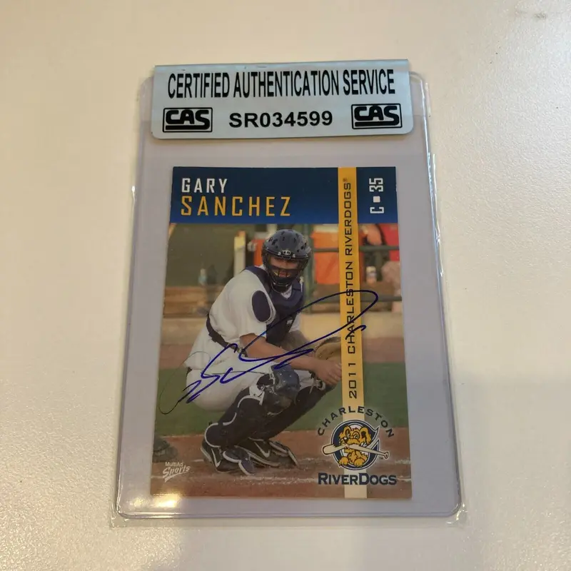 2011 Multi Ad Sports Gary Sanchez Riverdogs Signed RC CAS Certified Auto