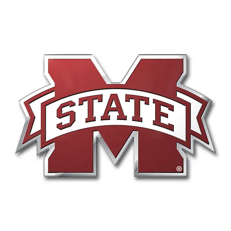 Mississippi State University Embossed Color Emblem