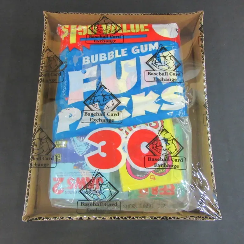1978 Topps Fun Bag w/ Football Hockey Star Wars (BBCE)