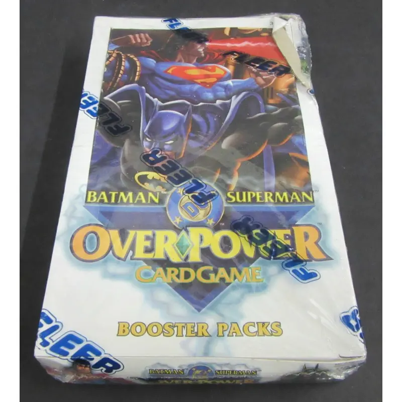 1996 Fleer Overpower Batman Superman Booster Box