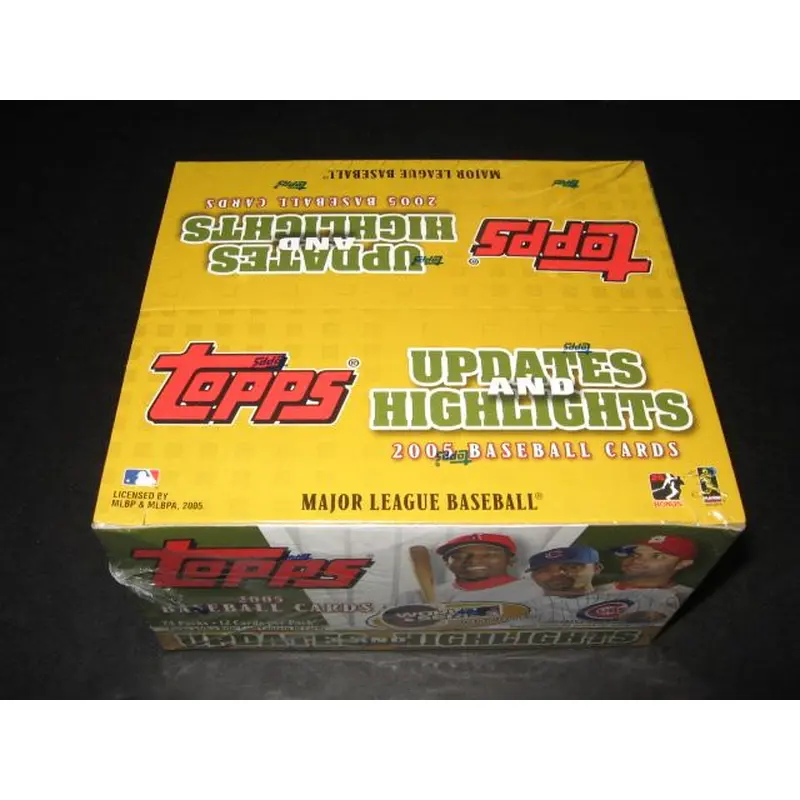 2005 Topps Updates and Highlights Baseball Box (Retail)