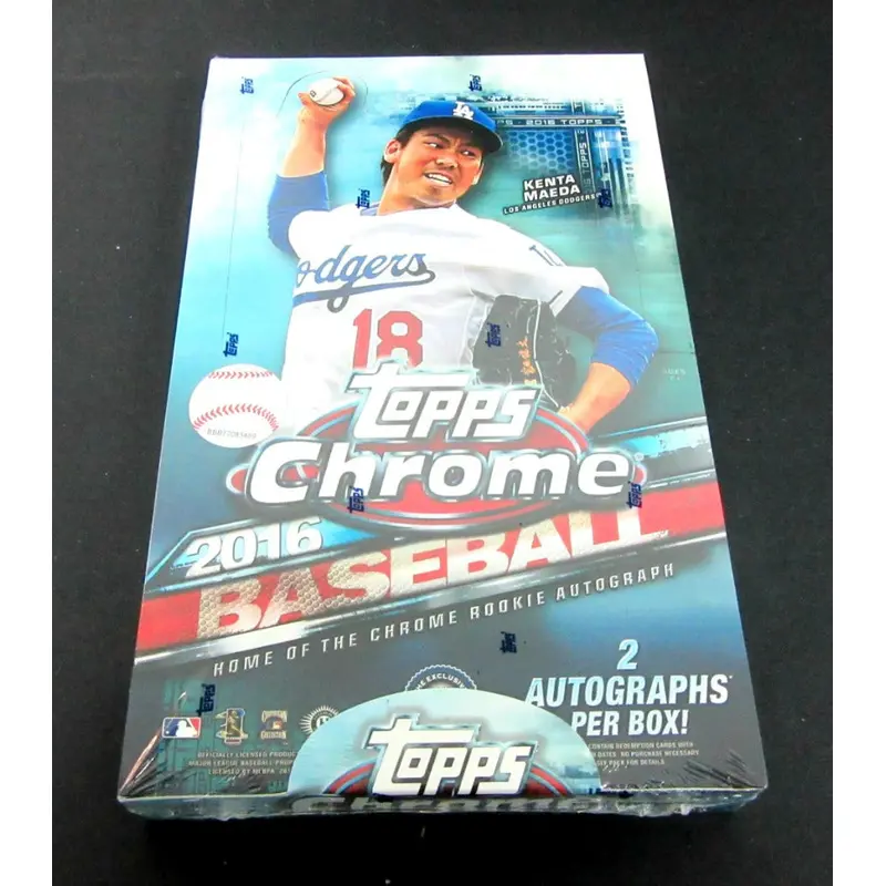 2016 Topps Chrome Baseball Box (Hobby) (24/4)